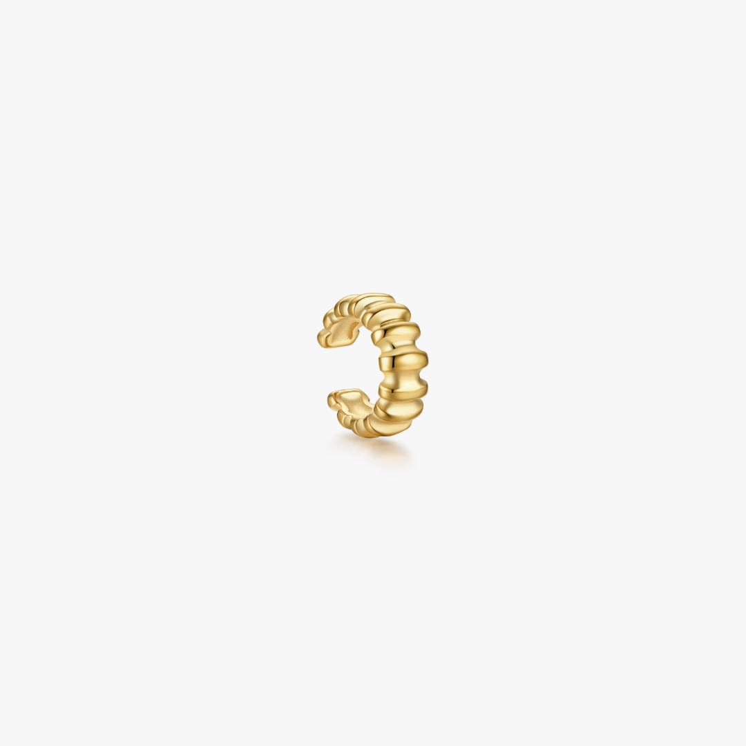 Ribbed Ear Cuff