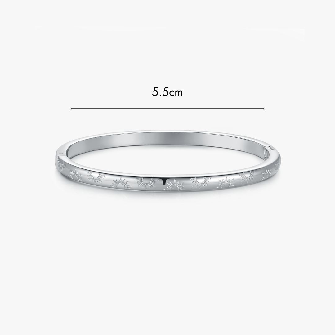 Sunlight Stacker Cuff Bangle Bracelet