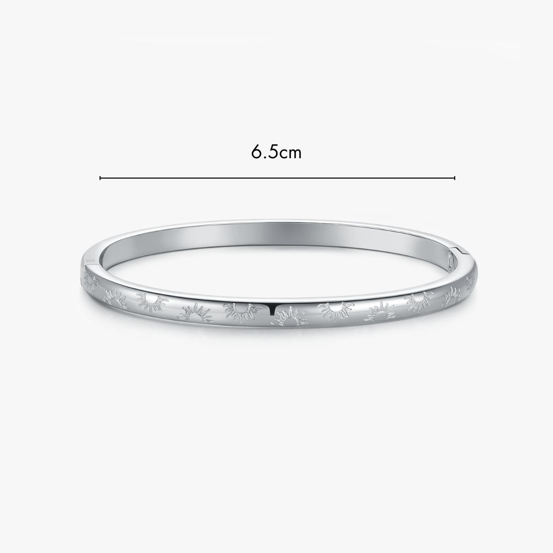 Sunlight Stacker Cuff Bangle Bracelet