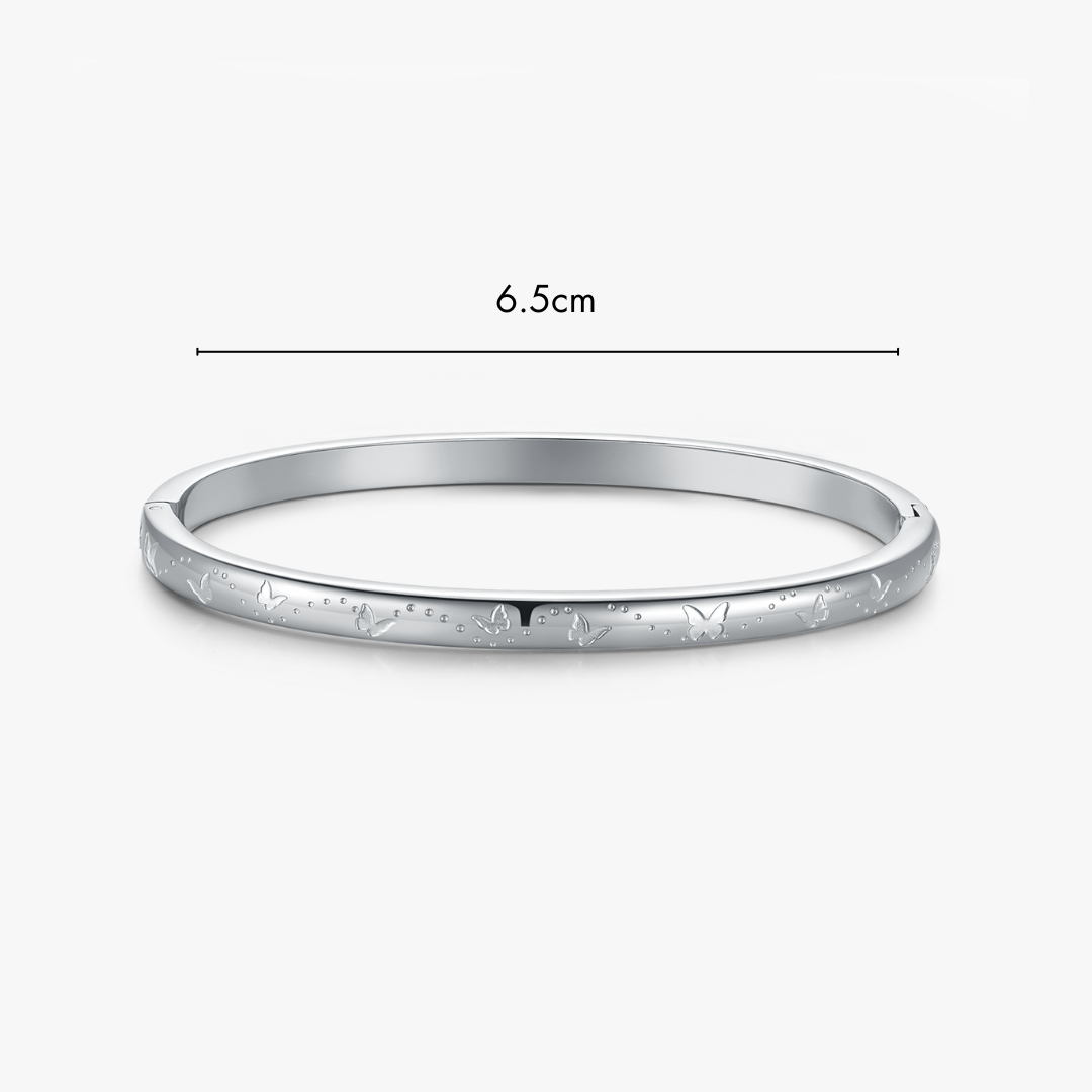 Butterfly Stacker Cuff Bangle Bracelet