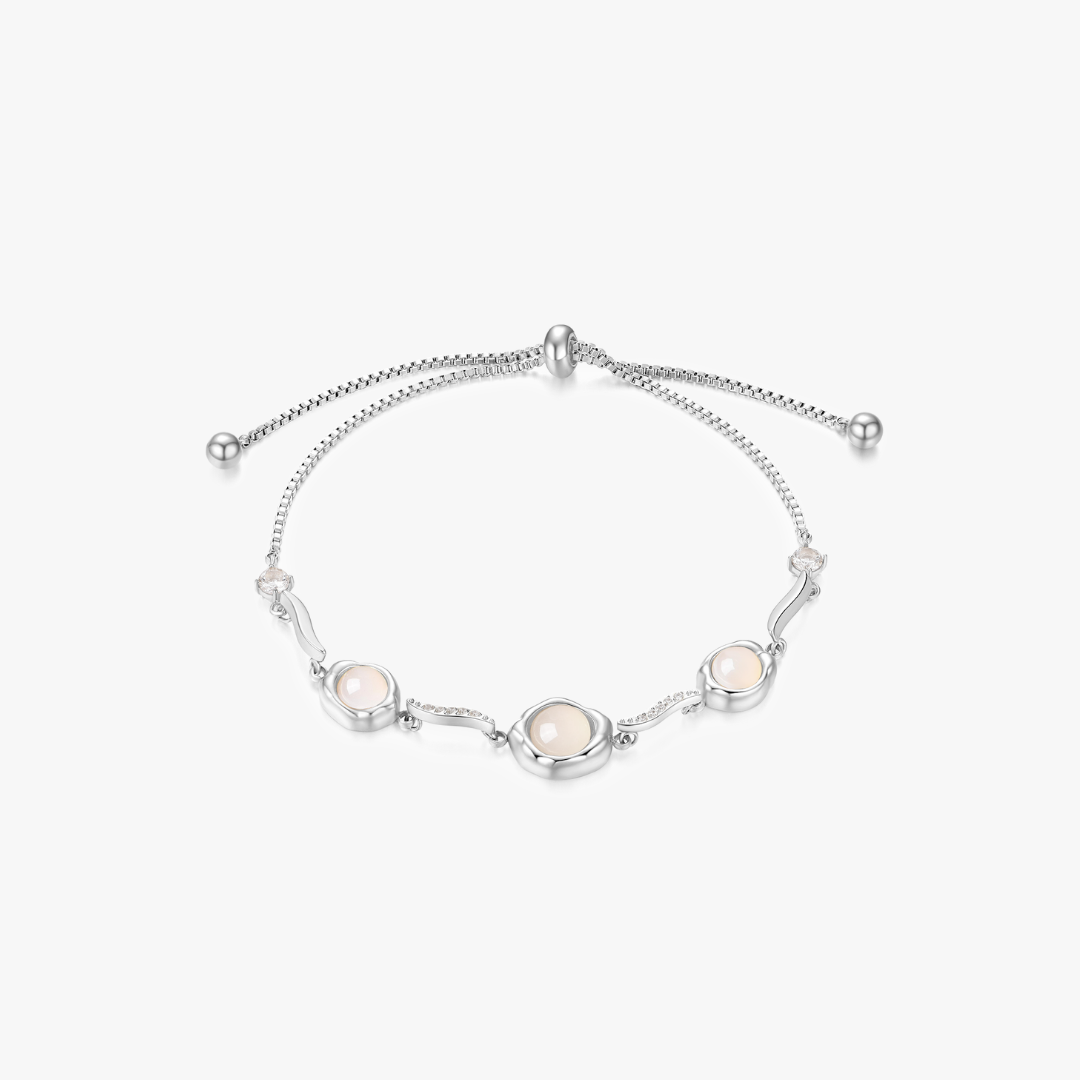 Anna Trio Gem Adjustable Bracelet