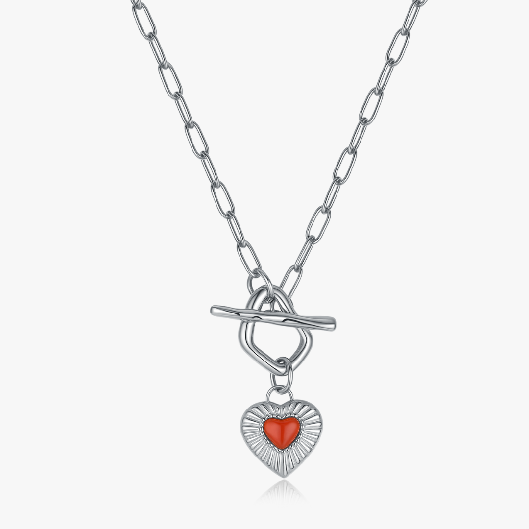 Sunburst Heart Necklace