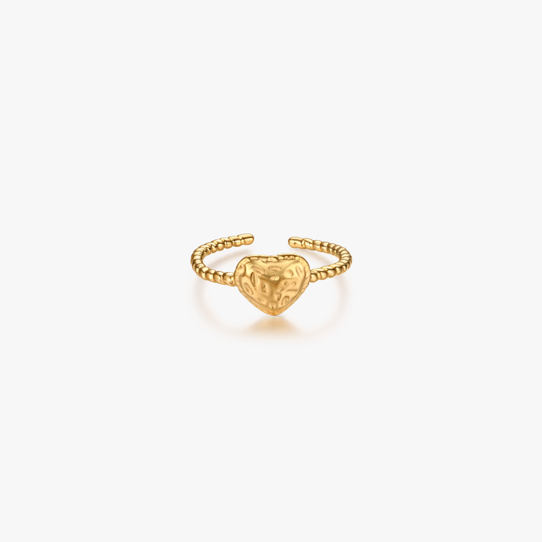 Kiri Adjustable Heart Ring