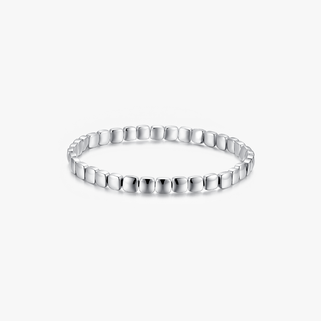 Square Stretch Beaded Bracelet