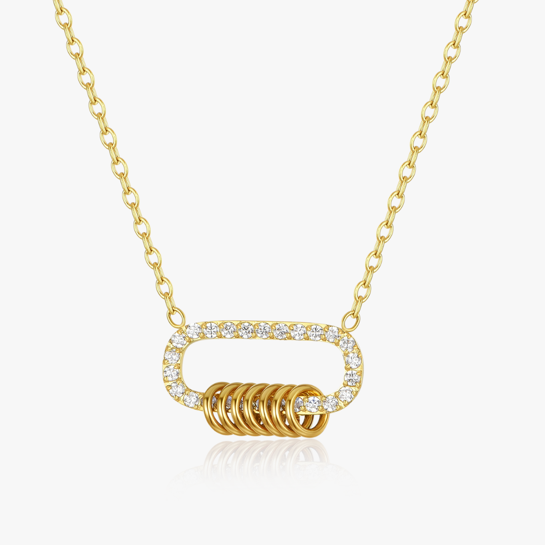 Sloane Stacked Loops Necklace