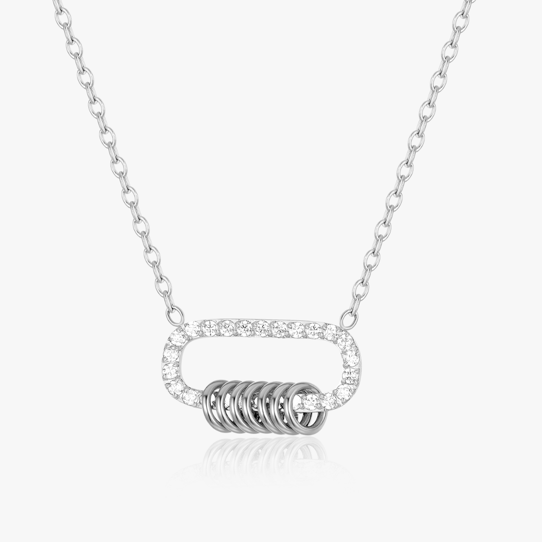 Sloane Stacked Loops Necklace