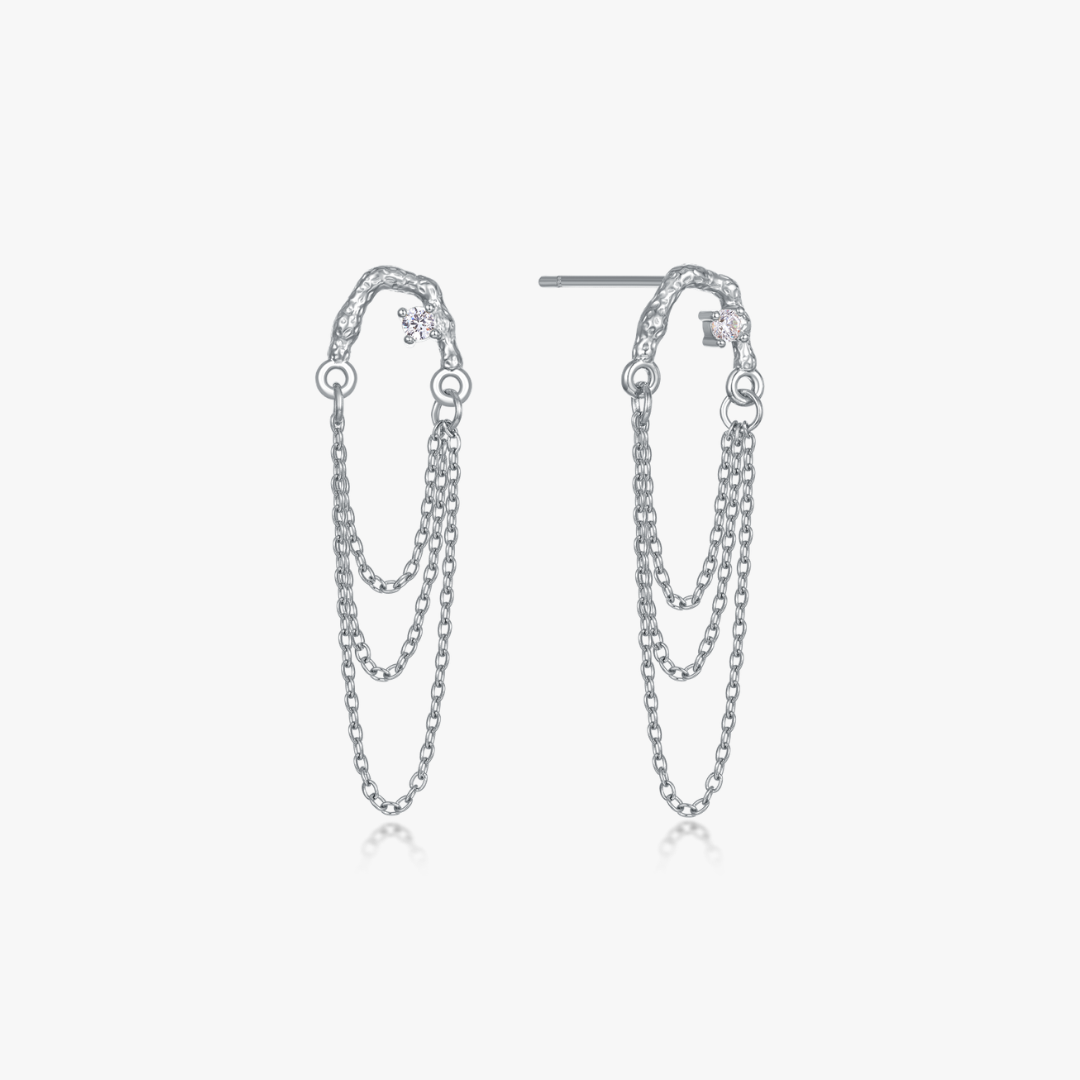 Dangly Chain Earrings (Greek Inspired Collection)