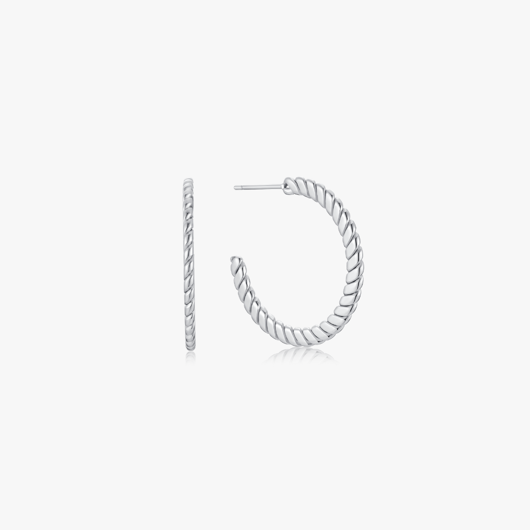 Flat Twisted Hoops