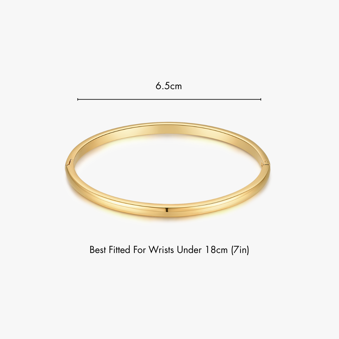 Simple Stacker Cuff Bangle Bracelet