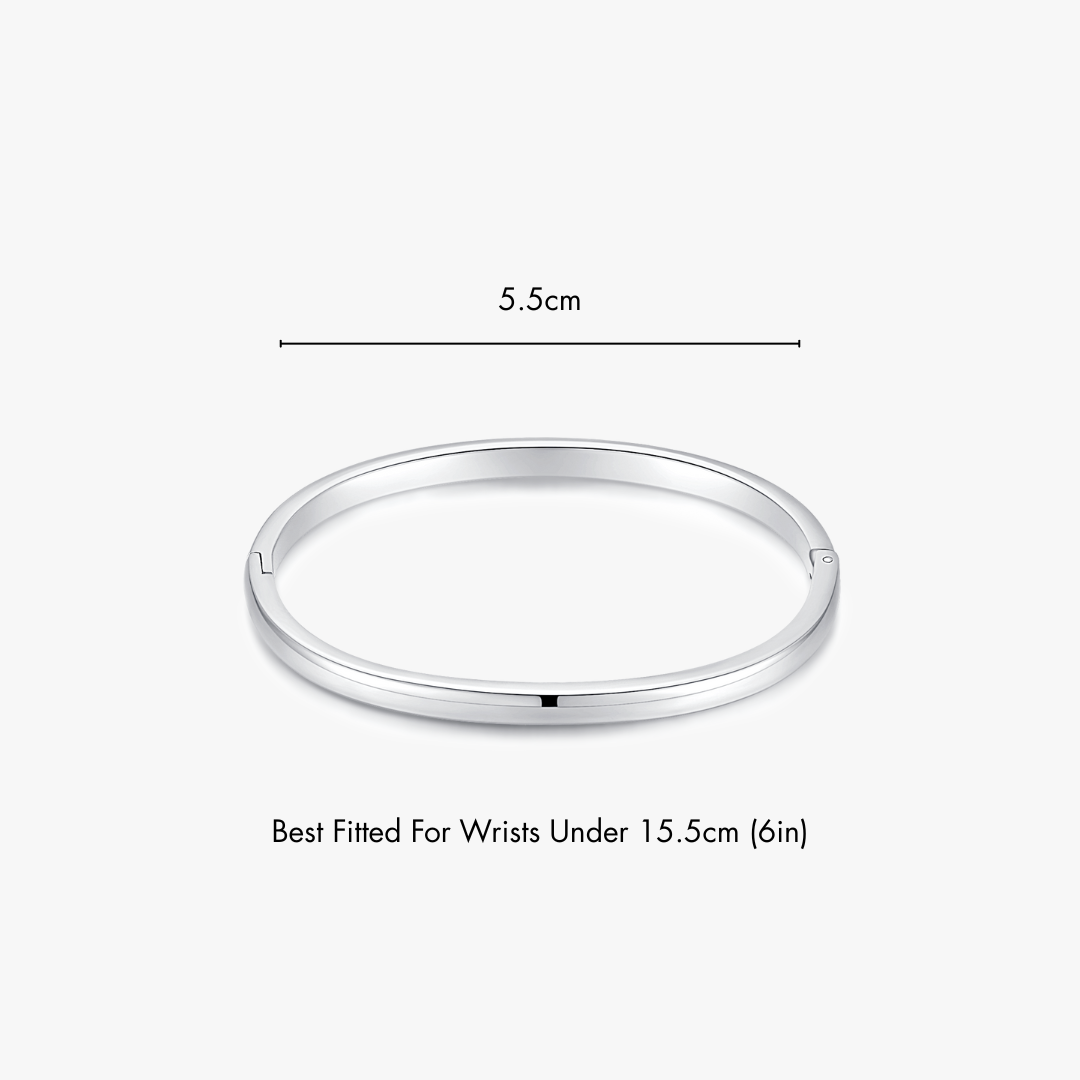 Simple Stacker Cuff Bangle Bracelet
