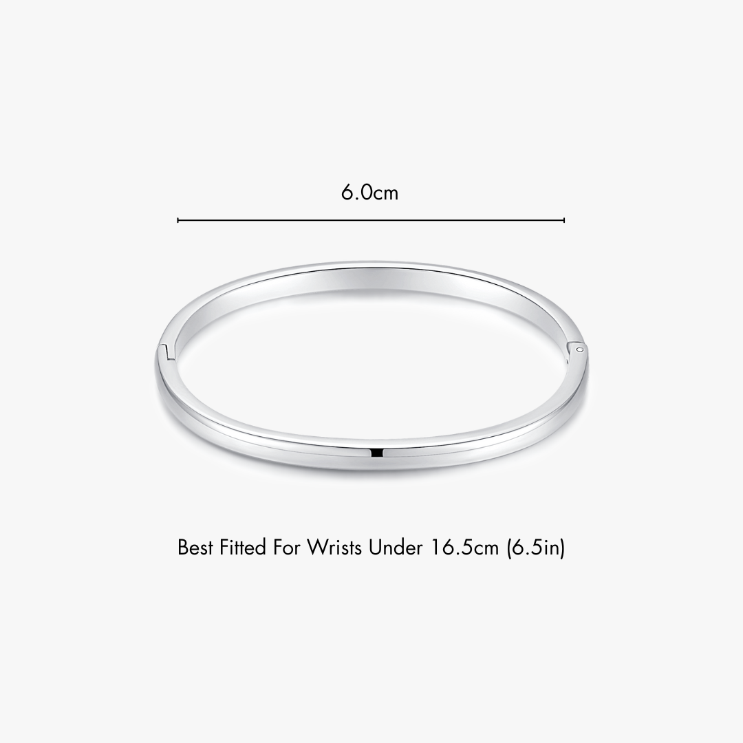 Simple Stacker Cuff Bangle Bracelet