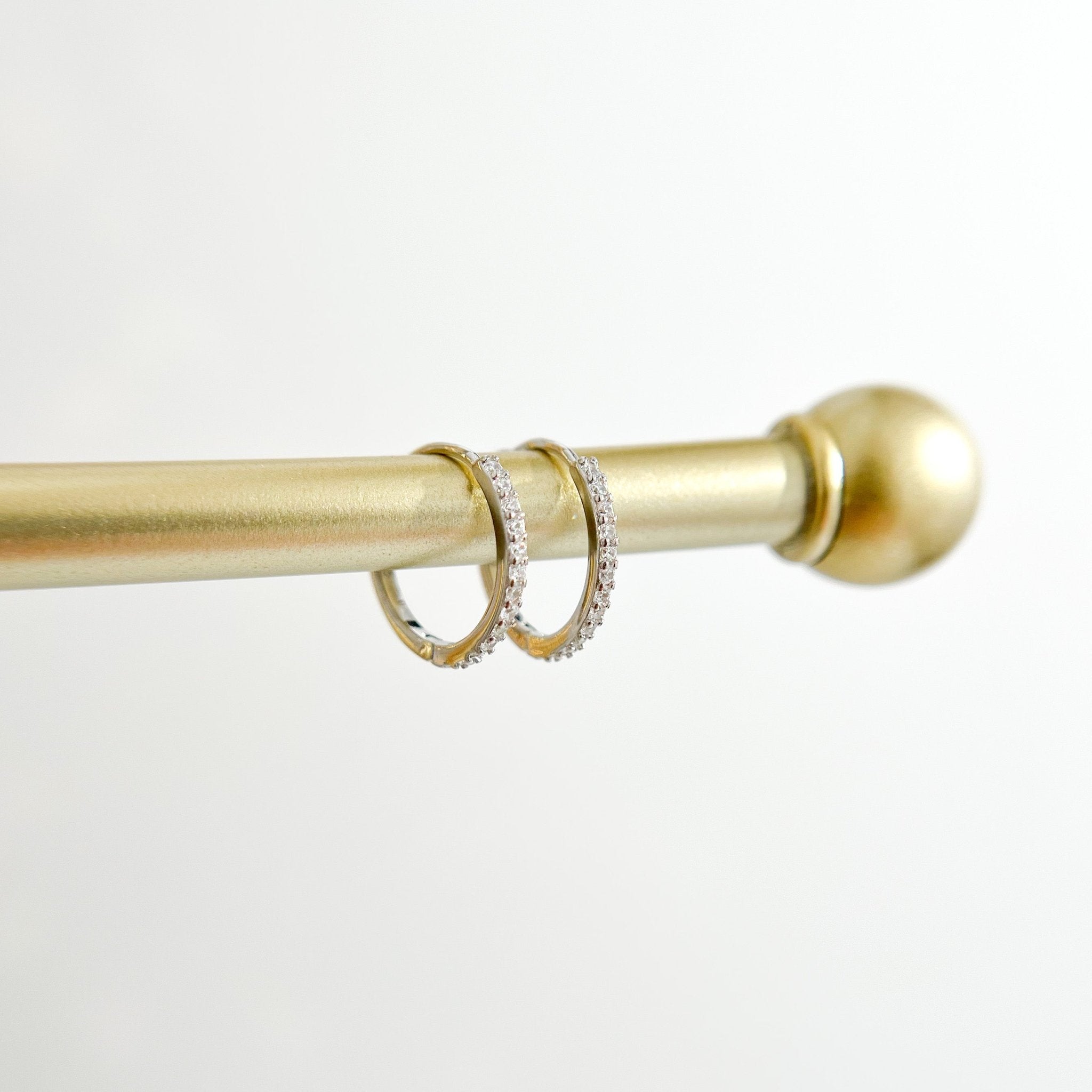 Adeline Hoops in Silver - Flaire & Co.