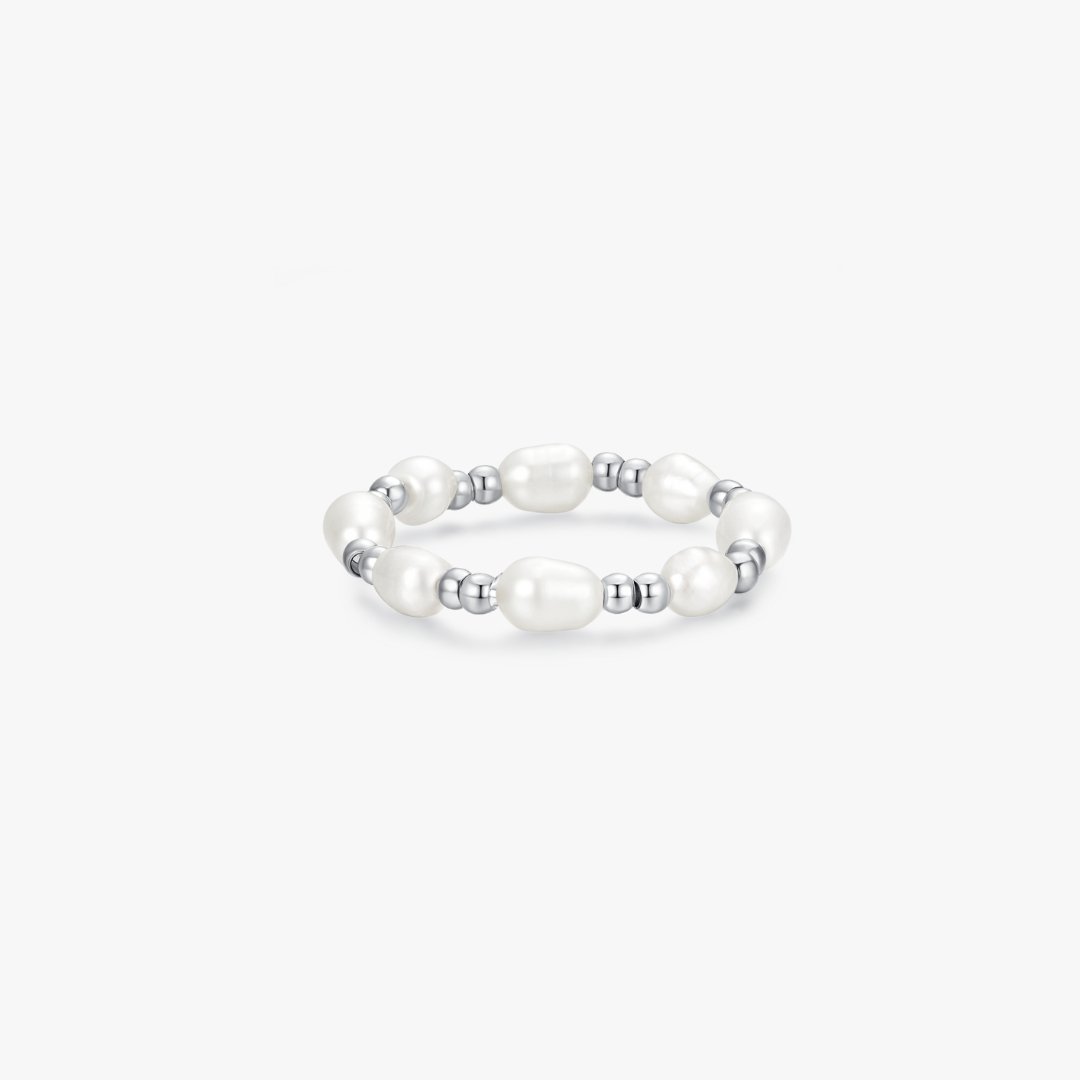 Adjustable Pearl Ring - Flaire & Co.
