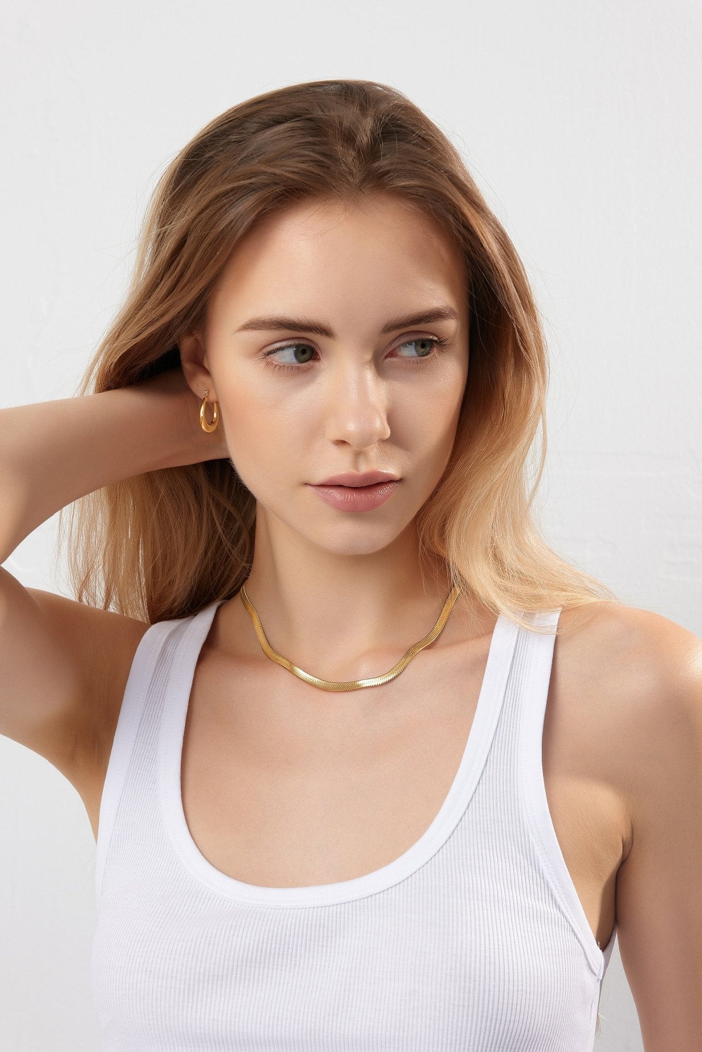 Alexandra Hoop Earrings (Greek Inspired Collection) - Flaire & Co.