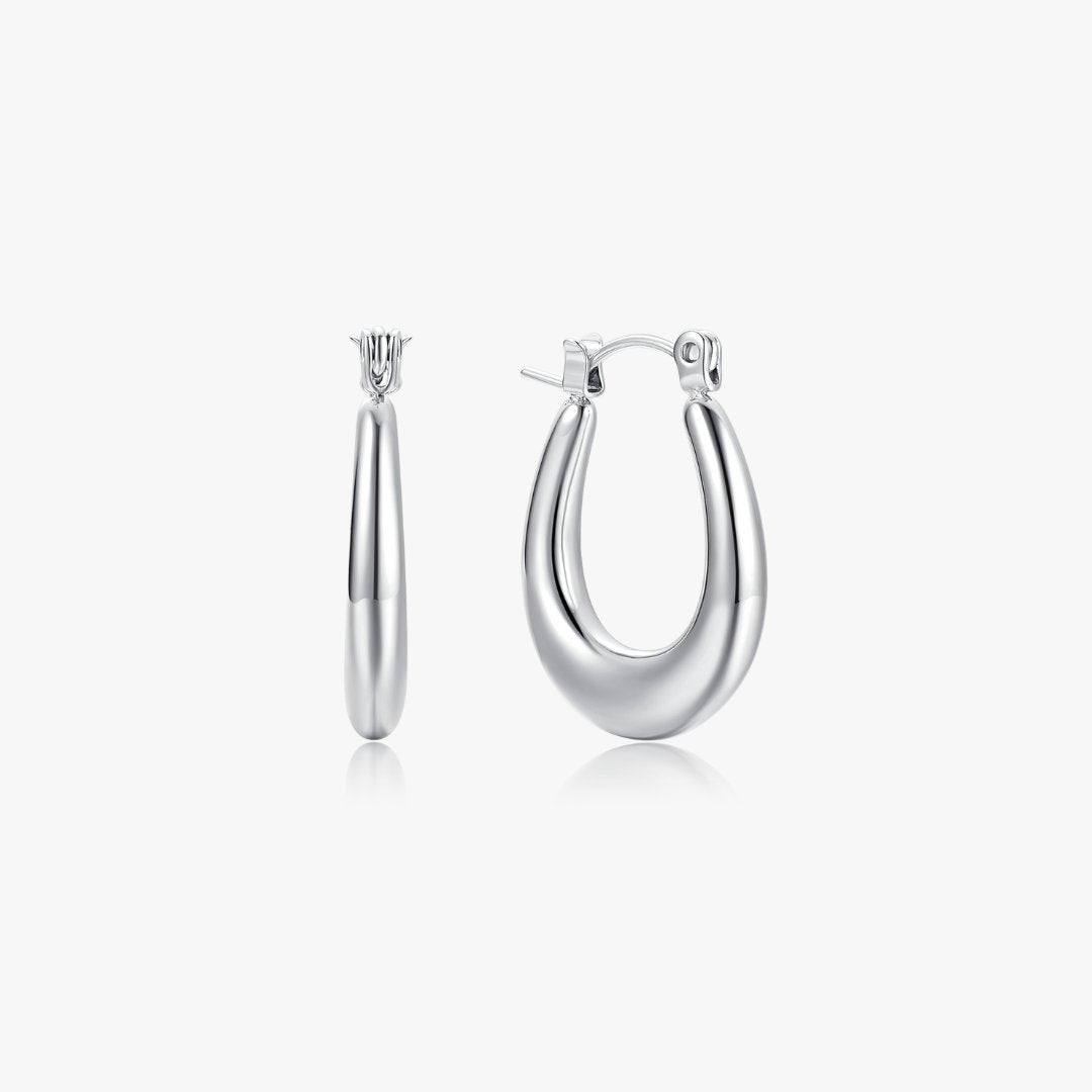 Alexandra Hoop Earrings (Greek Inspired Collection) - Flaire & Co.