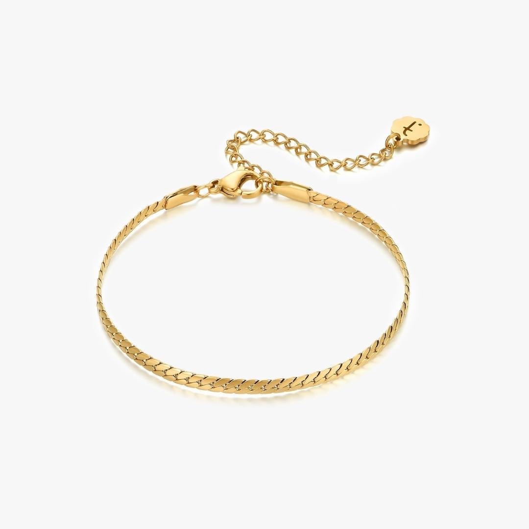 Alexis Chain Bracelet in Gold - Flaire & Co.