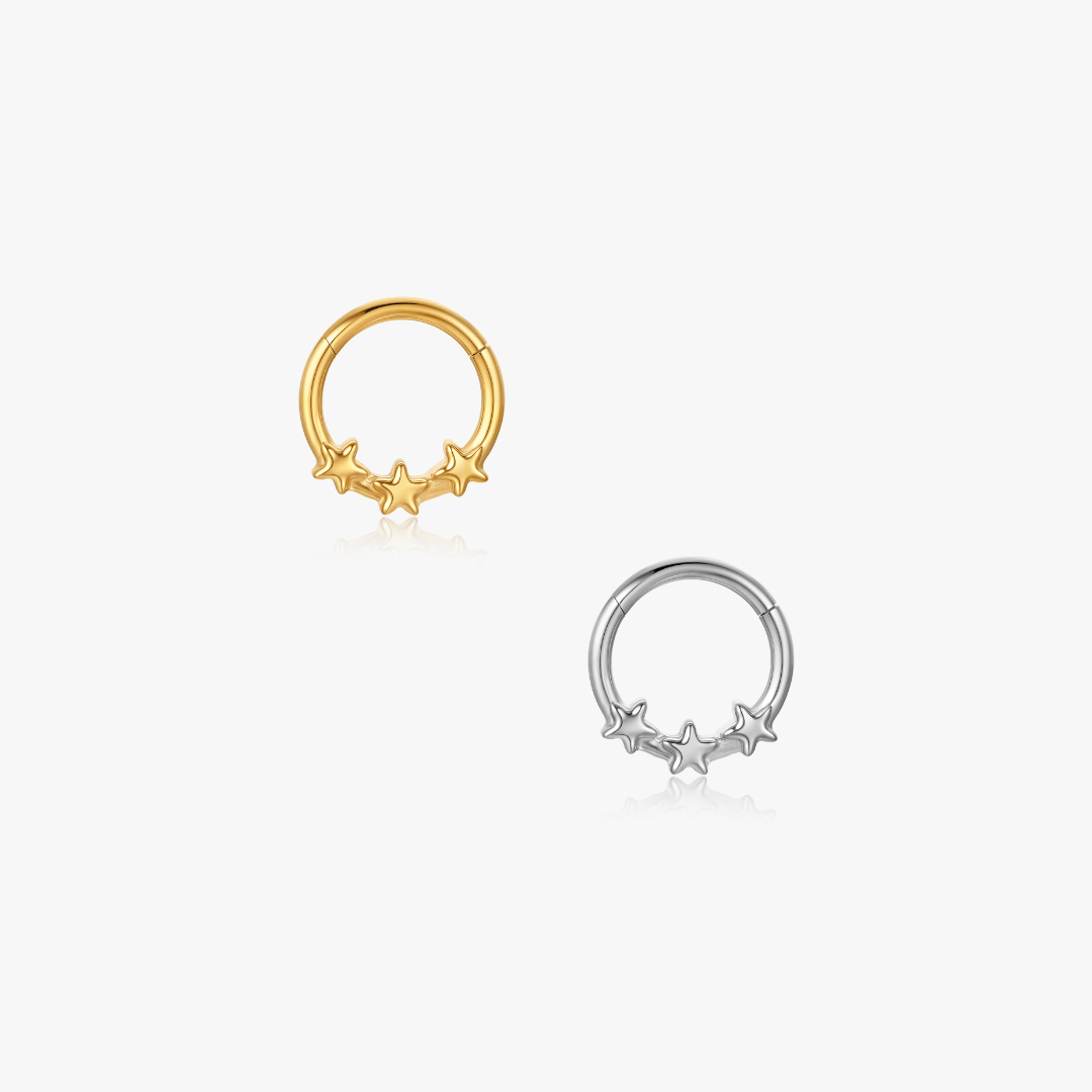 All Stars Titanium Hoop (Single) - Flaire & Co.