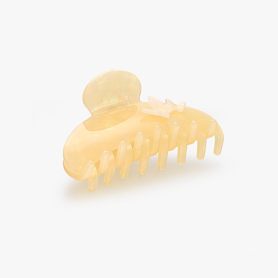 Amelia Butterfly Garden Claw Clip in Daisy - Flaire & Co.