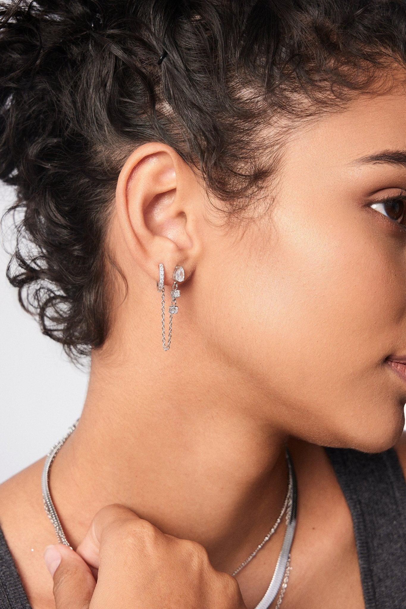 Ariel Chain Earrings - Flaire & Co.