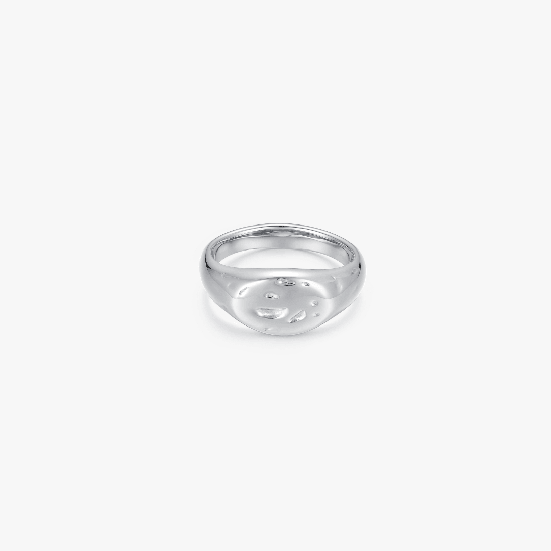 Aurea Organic Crater Ring - Flaire & Co.