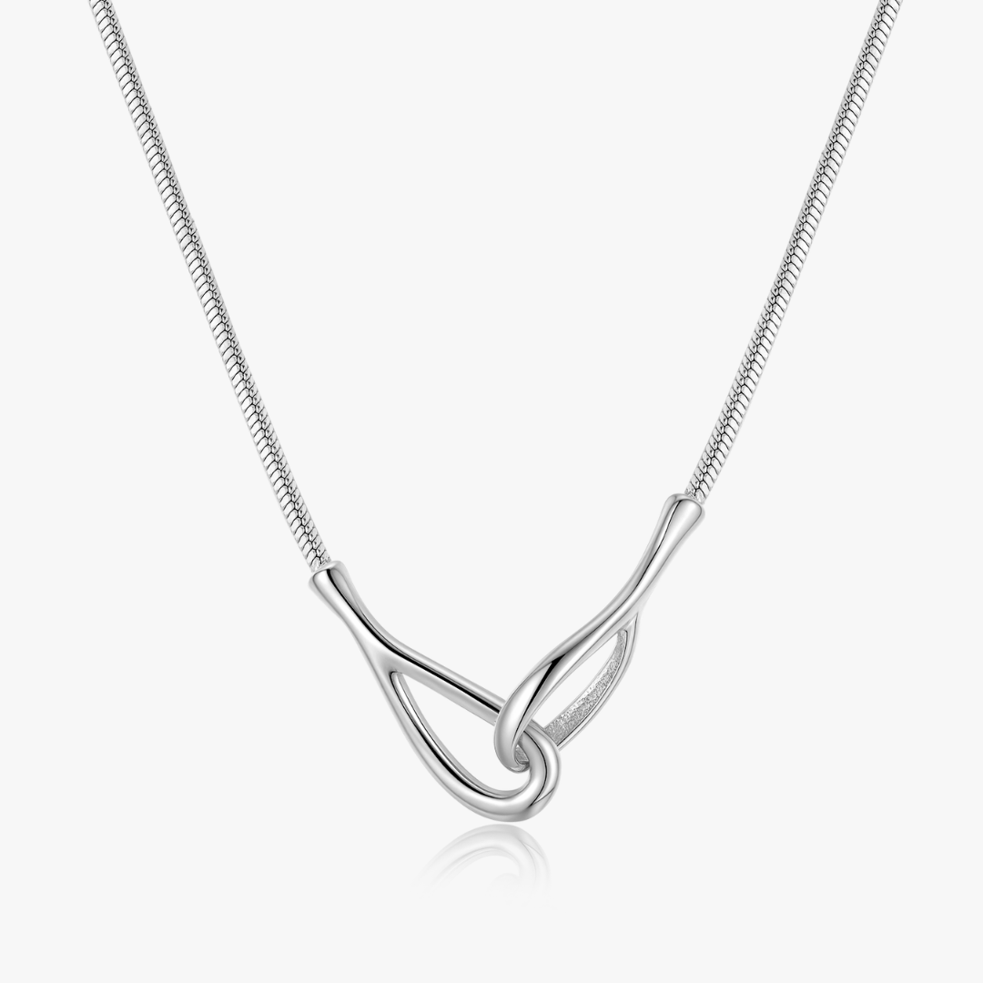 Ayla Intertwined Cuff Necklace - Flaire & Co.