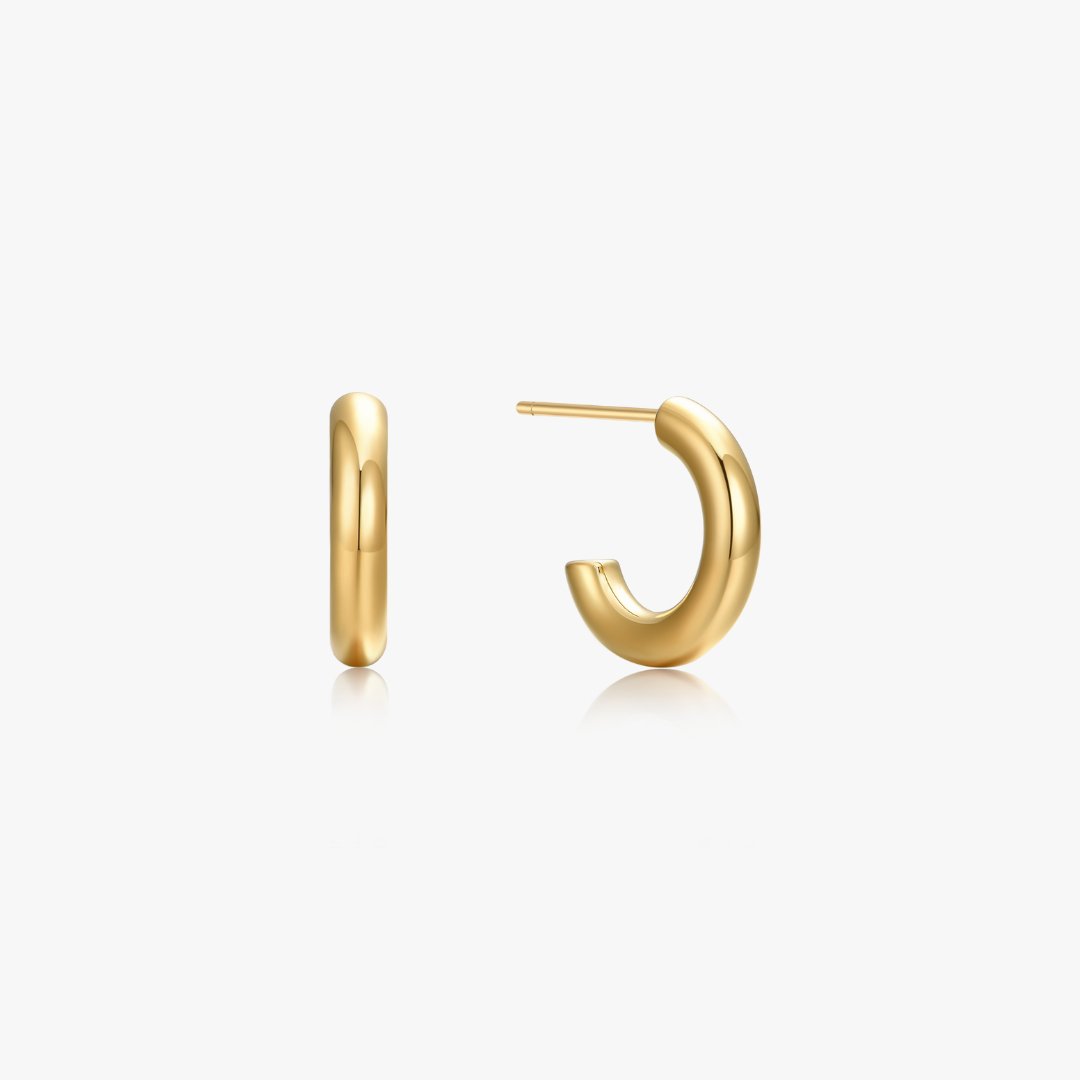 Baby Everyday Gold Hoops - Flaire & Co.