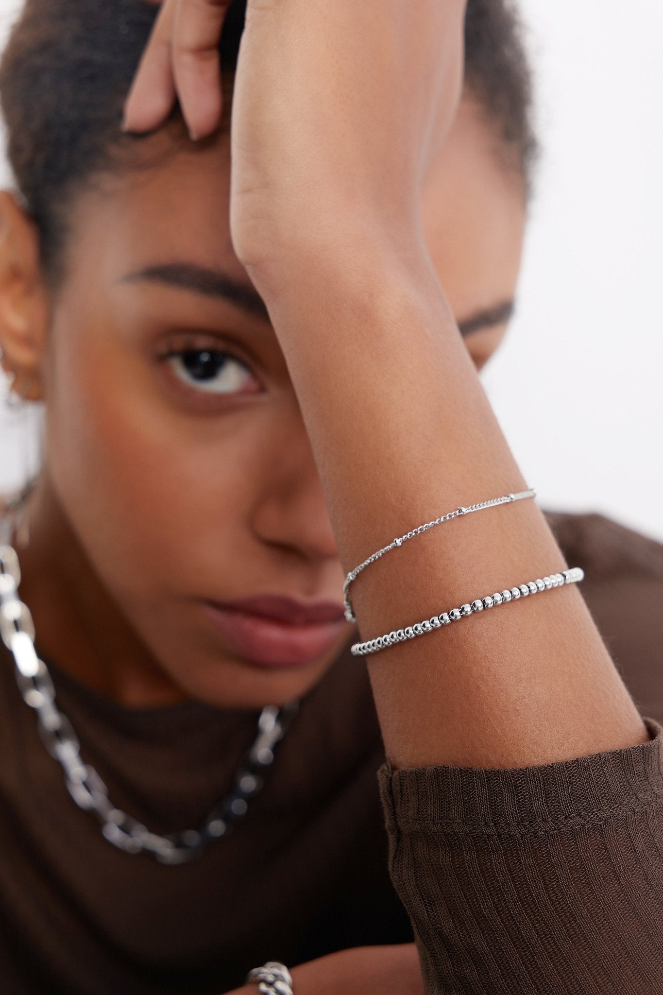 Beaded Chain Bracelet - Flaire & Co.