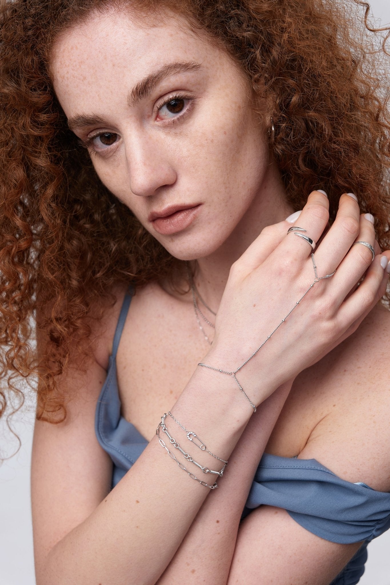 Beaded Hand Chain - Flaire & Co.