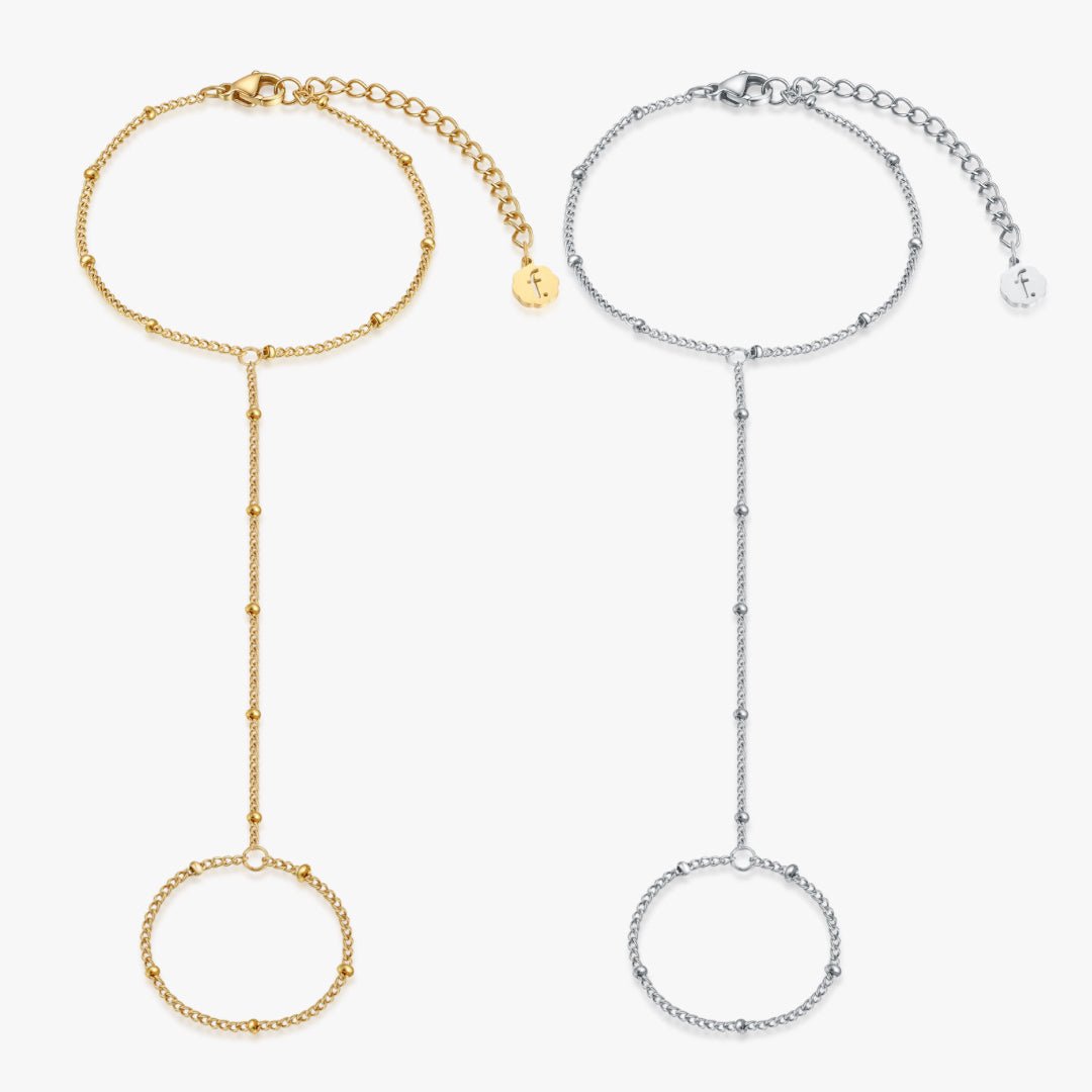 Beaded Hand Chain - Flaire & Co.