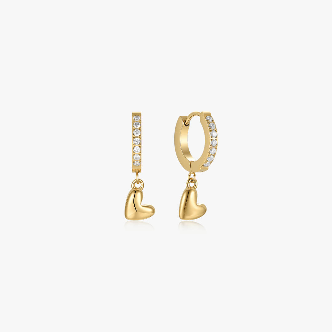 Beloved Heart Earrings - Flaire & Co.