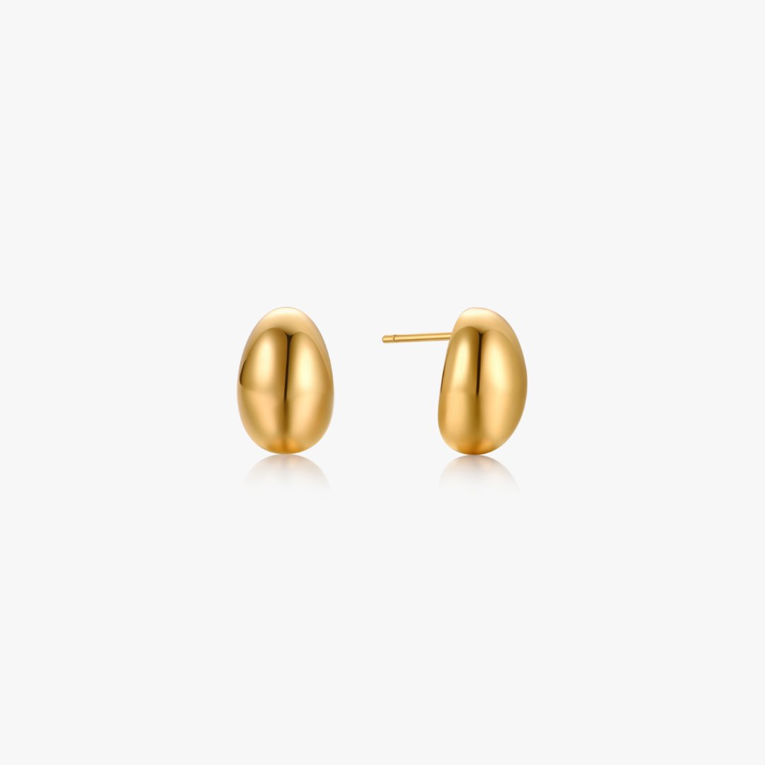 Bold Oval Stud (Greek Inspired Collection) - Flaire & Co.