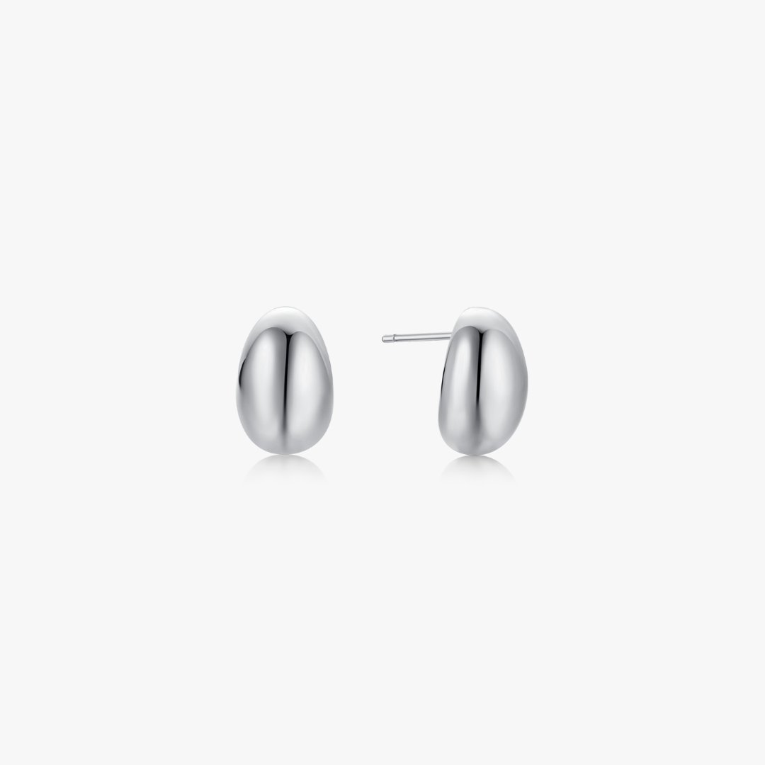 Bold Oval Stud (Greek Inspired Collection) - Flaire & Co.
