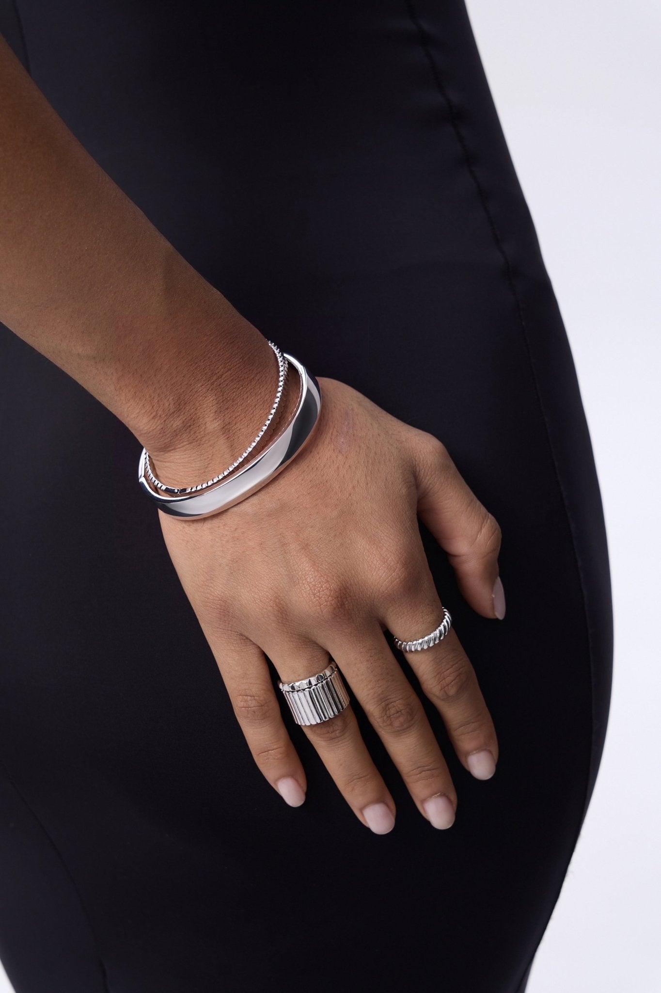 Bold Simple Stacker Cuff Bangle - Flaire & Co.