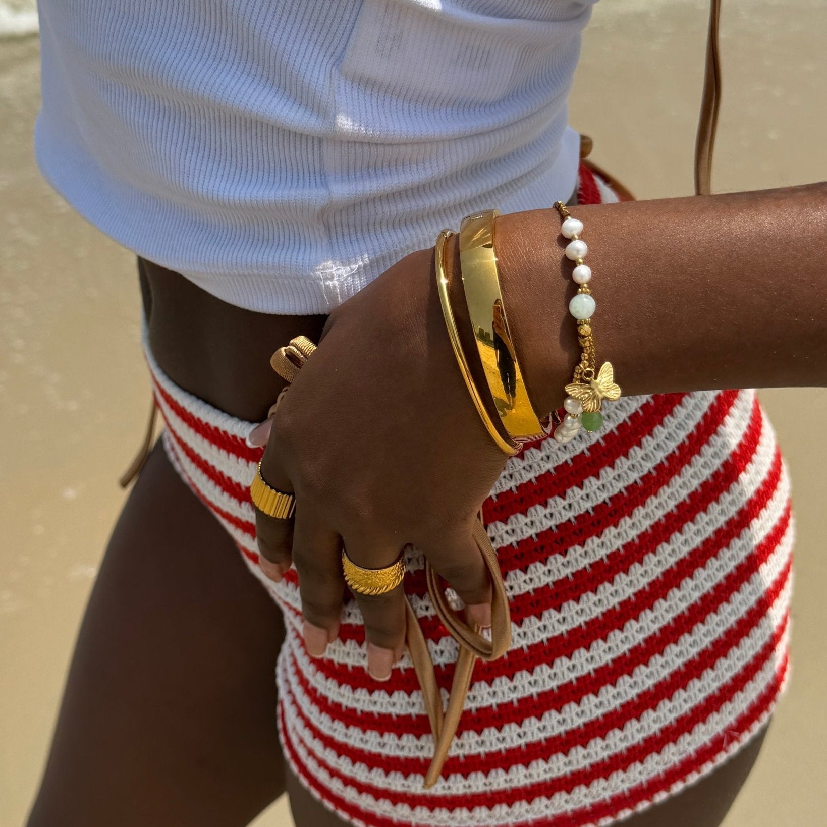 Bold Simple Stacker Cuff Bangle - Flaire & Co.