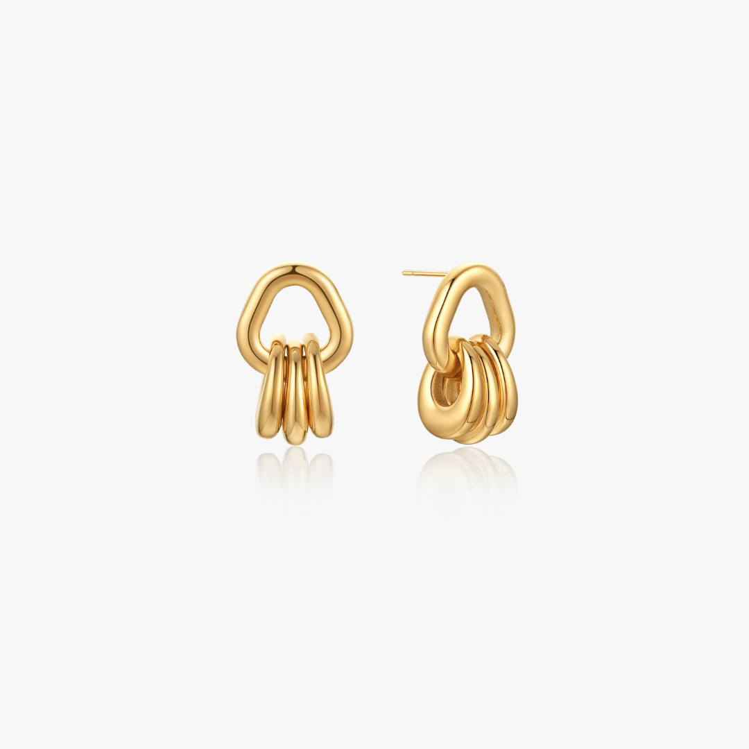 Briar Stacked Loops Earrings - Flaire & Co.