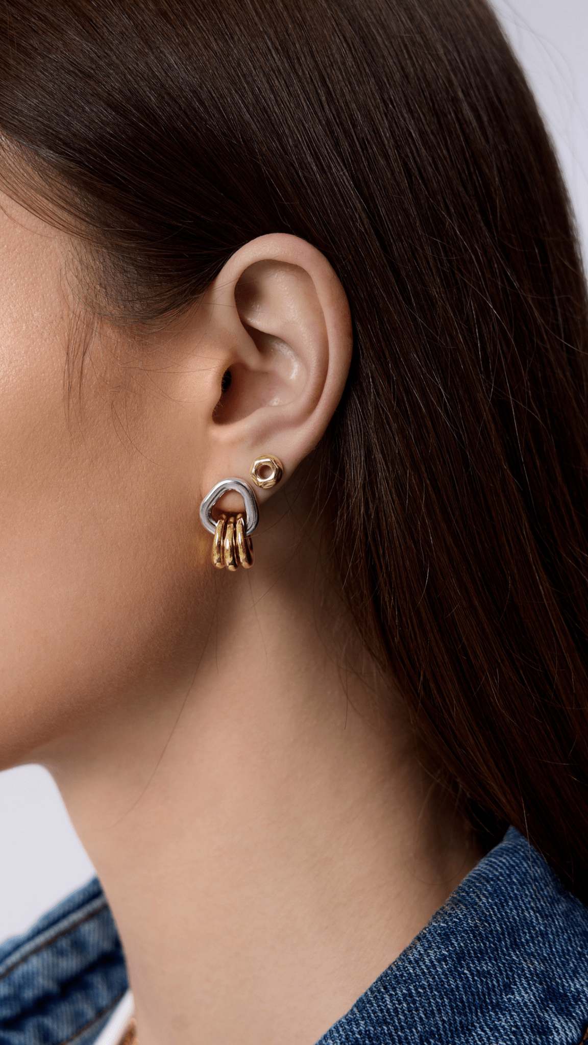 Briar Stacked Loops Earrings - Flaire & Co.