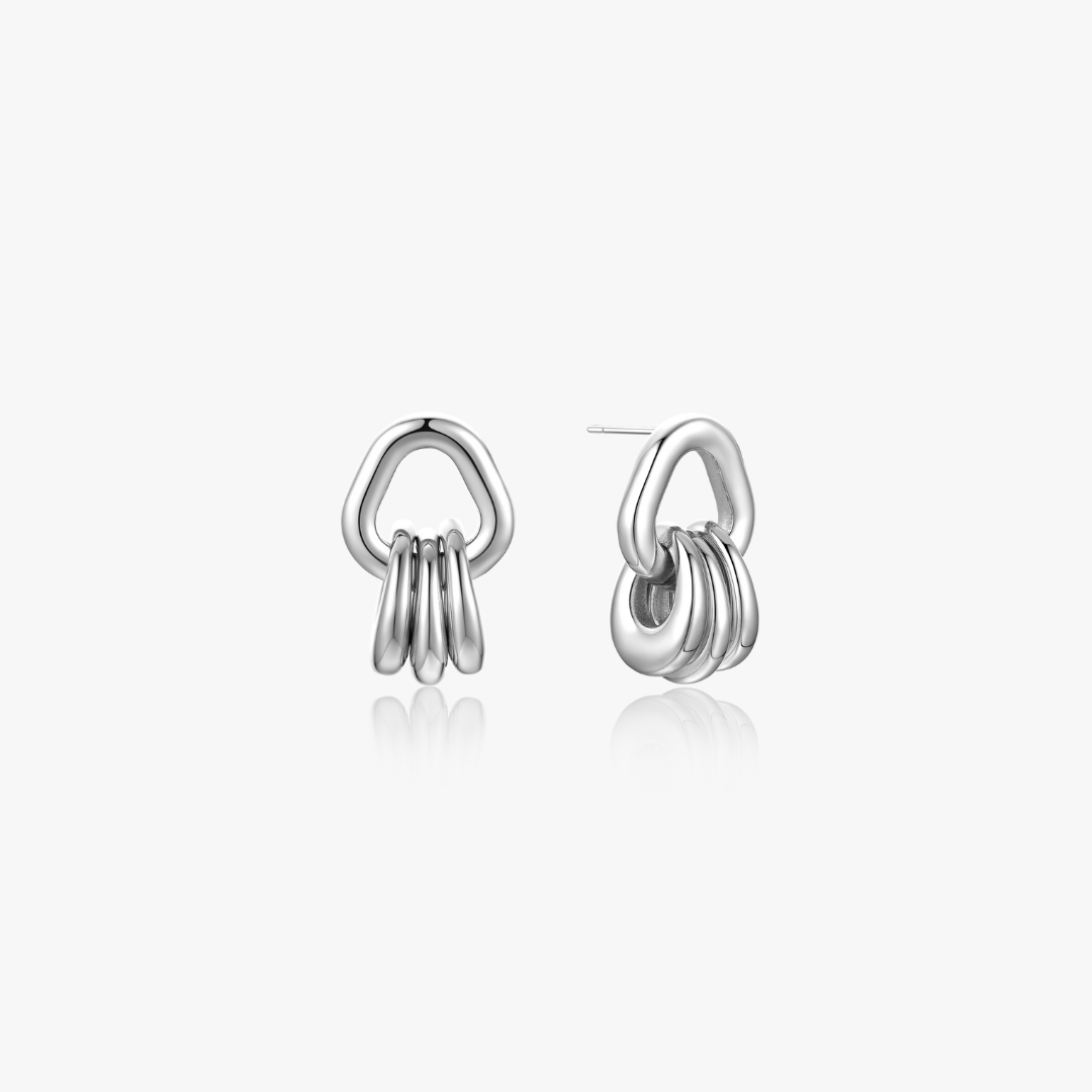 Briar Stacked Loops Earrings - Flaire & Co.