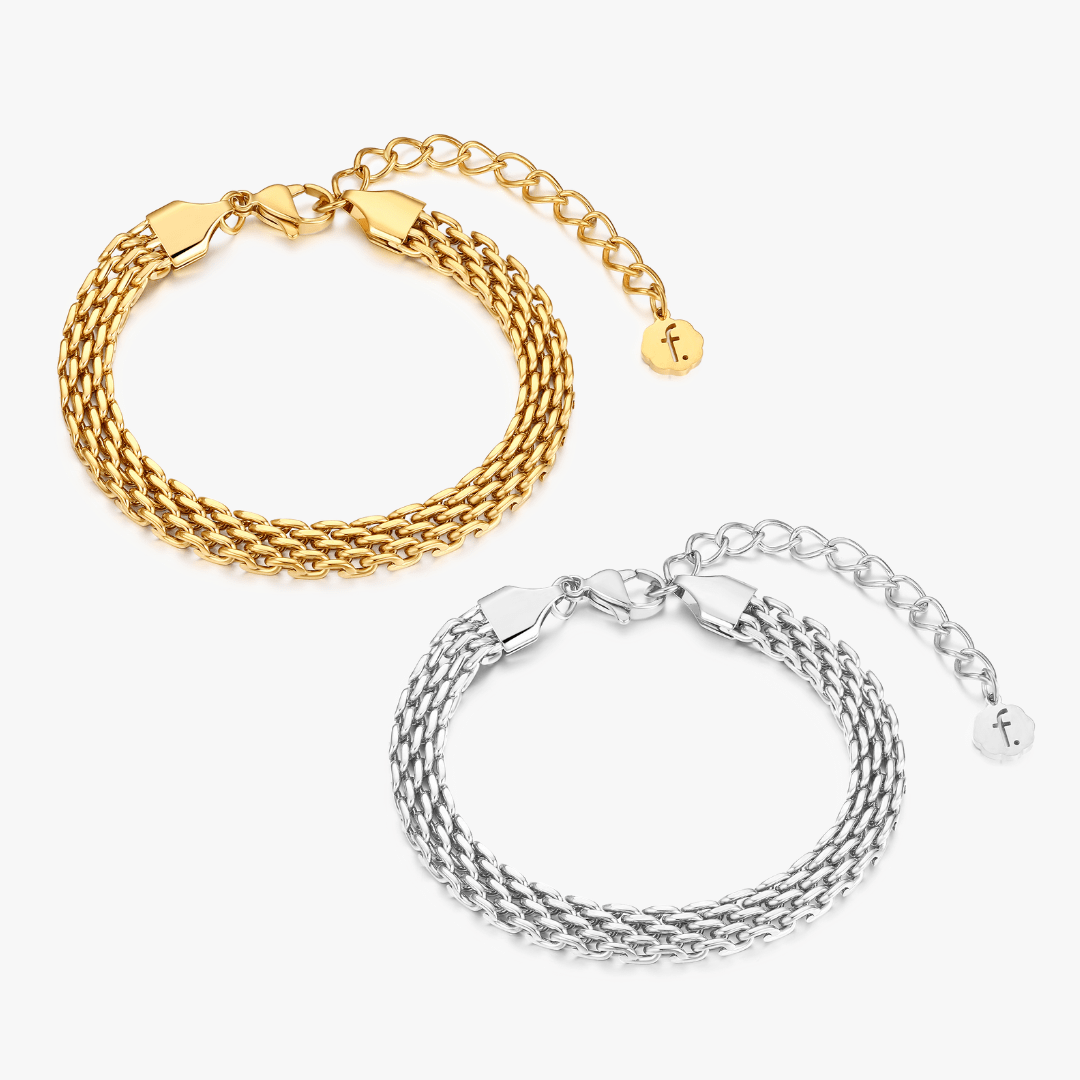 Brielle Thick Chain Bracelet - Flaire & Co.