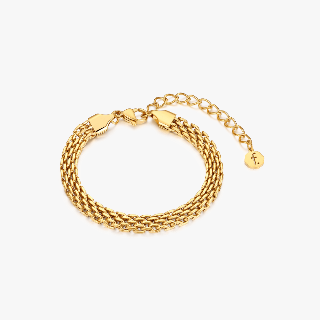 Brielle Thick Chain Bracelet - Flaire & Co.