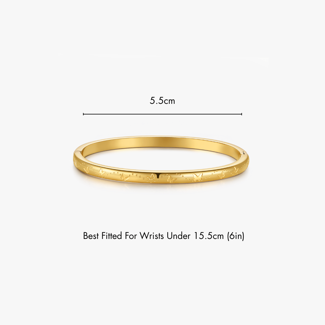 Butterfly Stacker Cuff Bangle Bracelet - Flaire & Co.
