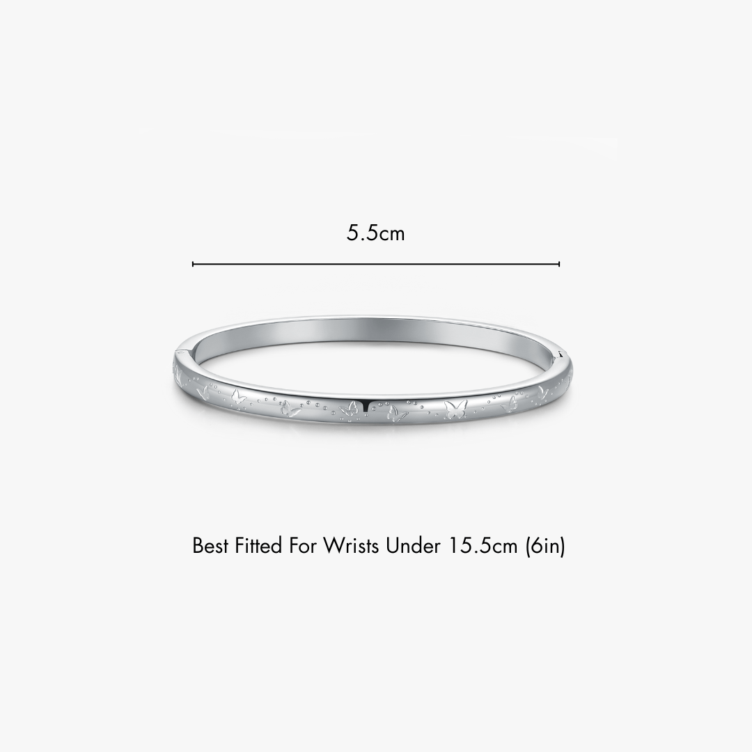 Butterfly Stacker Cuff Bangle Bracelet - Flaire & Co.