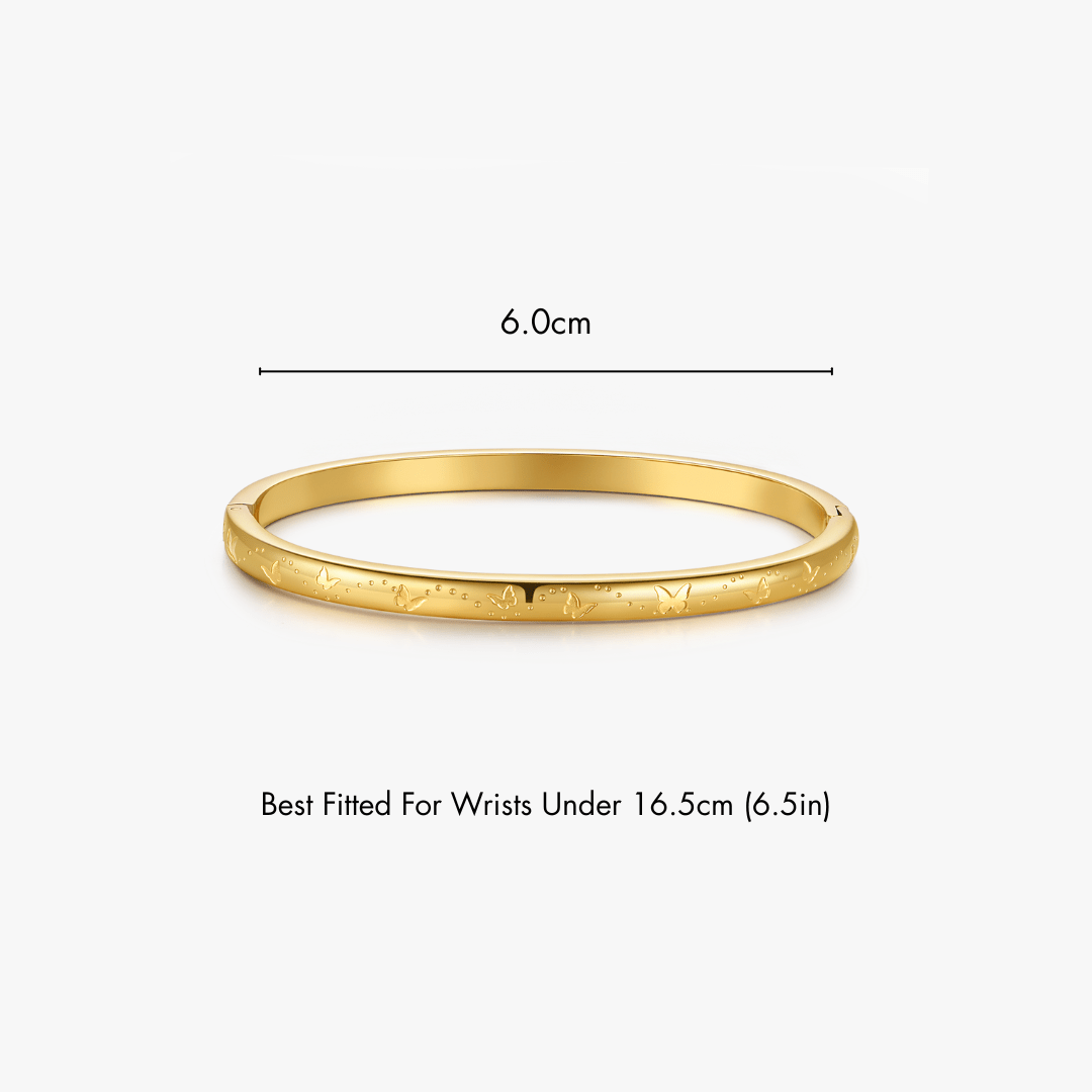 Butterfly Stacker Cuff Bangle Bracelet - Flaire & Co.