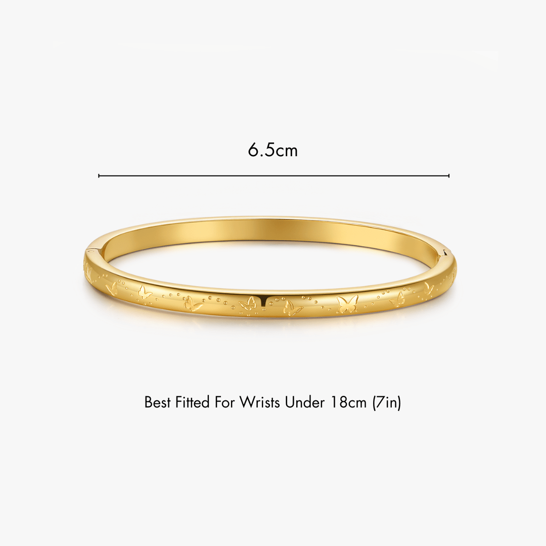 Butterfly Stacker Cuff Bangle Bracelet - Flaire & Co.
