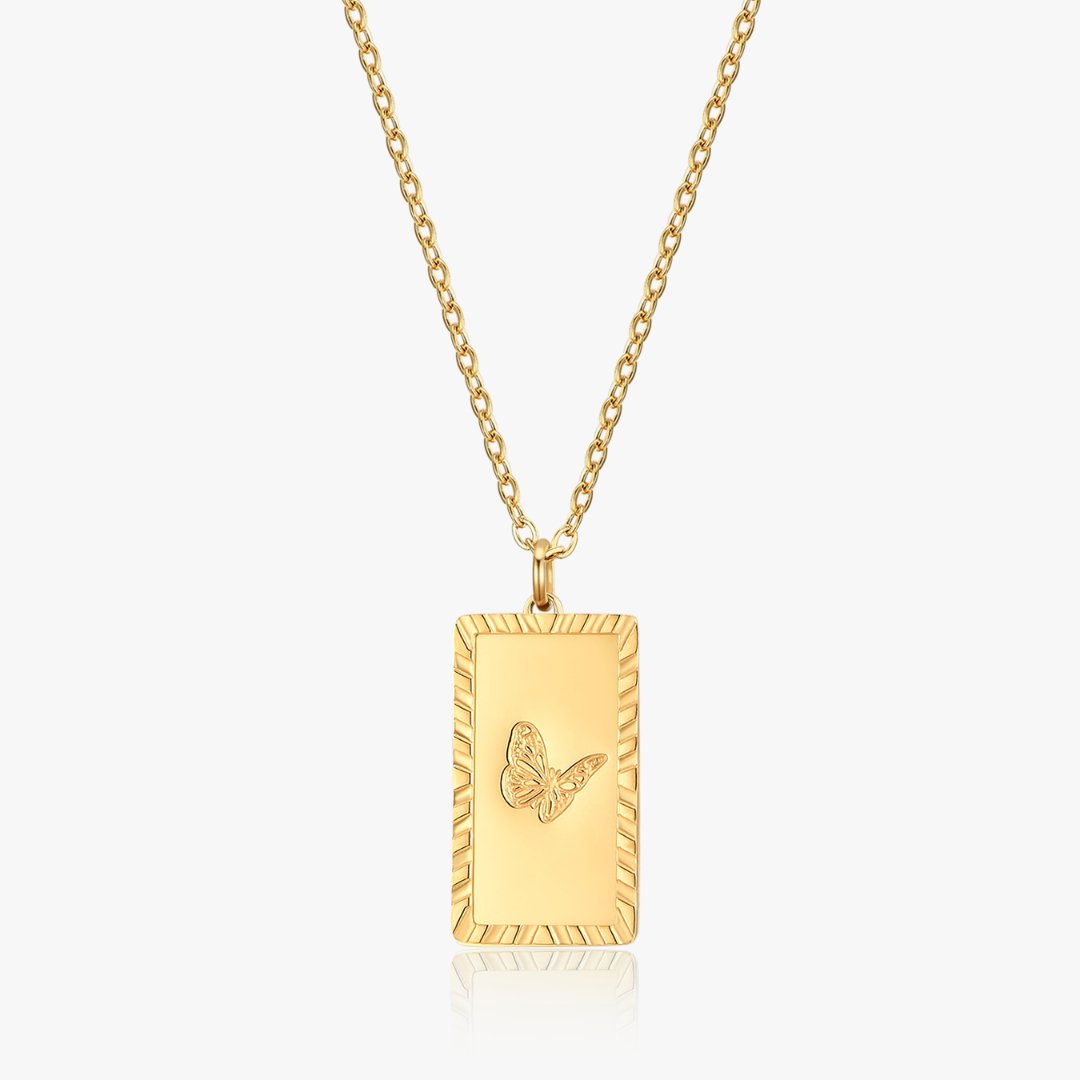 Butterfly Trio Necklace in Gold (Not A Set) - Flaire & Co.