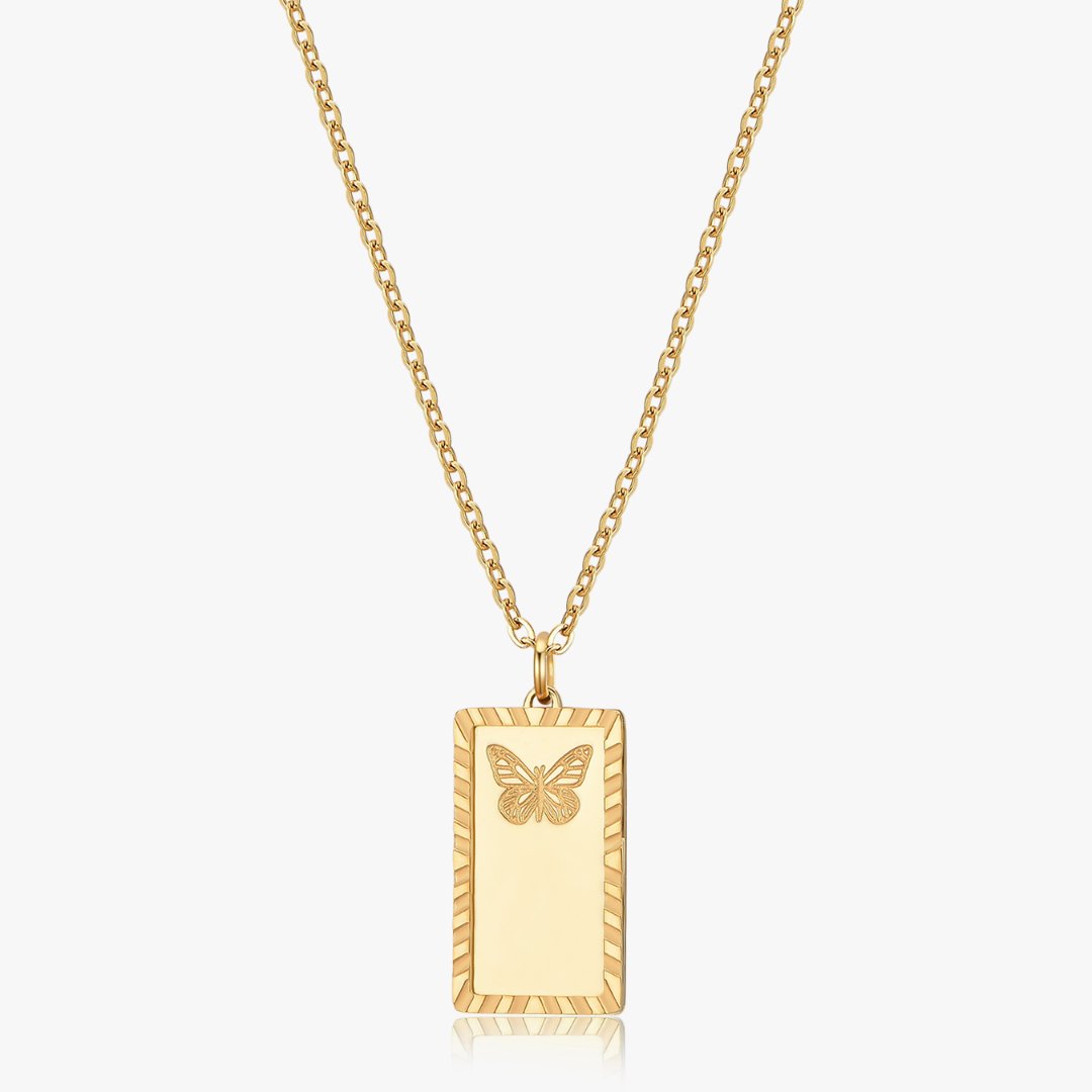 Butterfly Trio Necklace in Gold (Not A Set) - Flaire & Co.