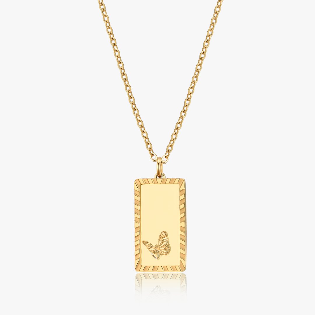 Butterfly Trio Necklace in Gold (Not A Set) - Flaire & Co.