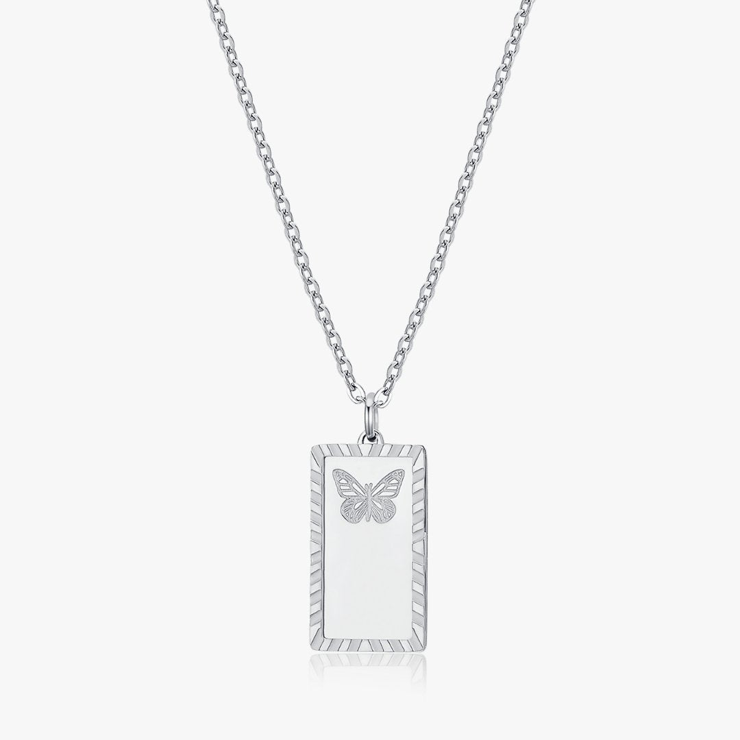 Butterfly Trio Necklace in Silver (Not A Set) - Flaire & Co.