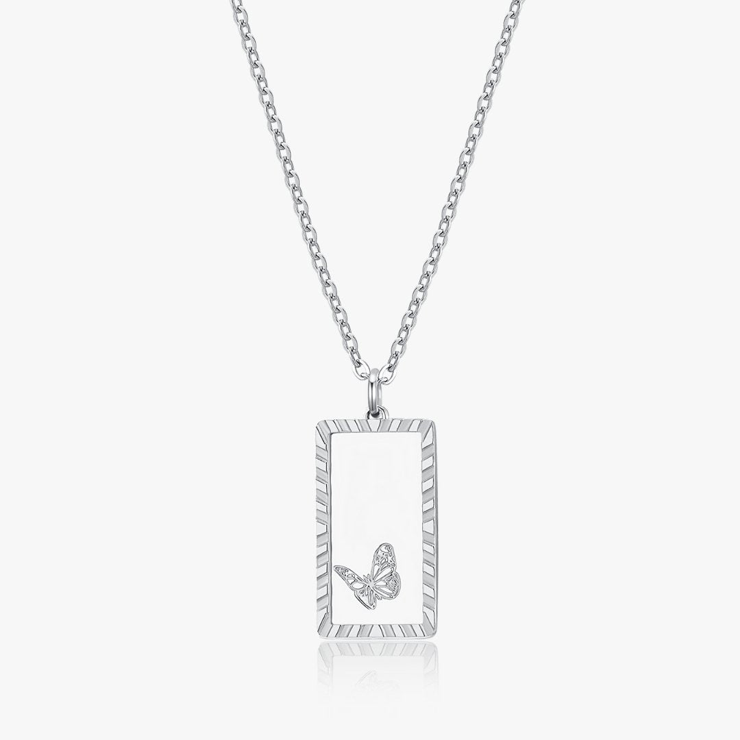 Butterfly Trio Necklace in Silver (Not A Set) - Flaire & Co.