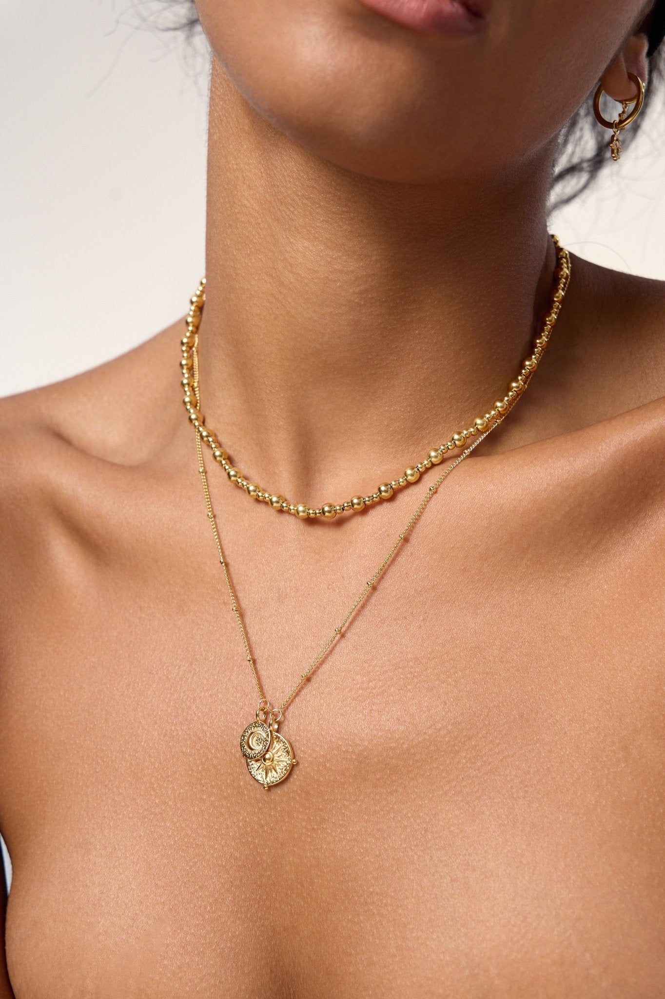 Celestial Duo Necklace - Flaire & Co.