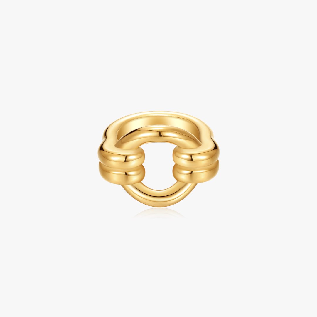 Chunky Circle Ring (Greek Inspired Collection) - Flaire & Co.